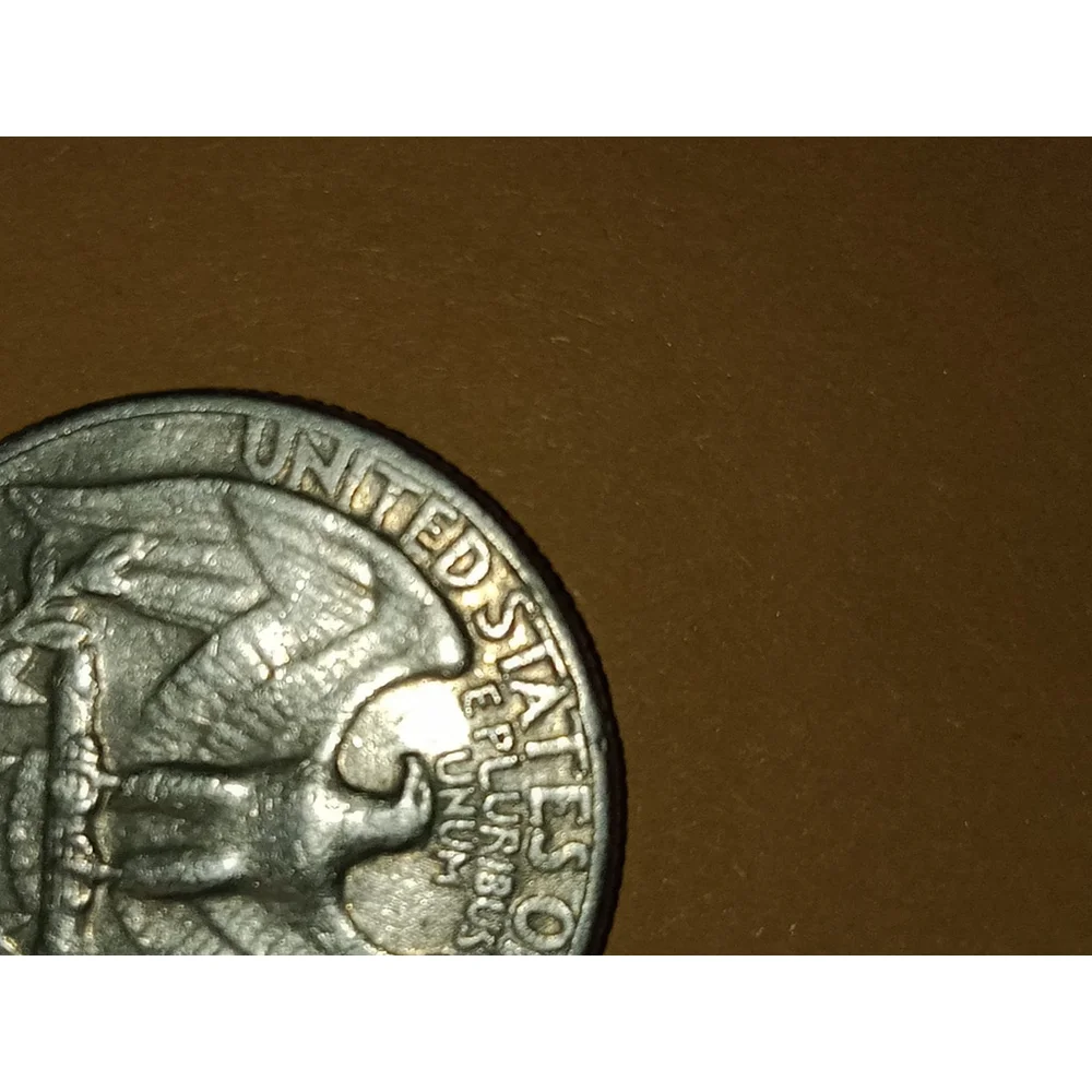 1966 QUARTER NO MINT MARK, MULTIPLE ERRORS - DOUBLE DYE- RIM ERROR ON FACE SID